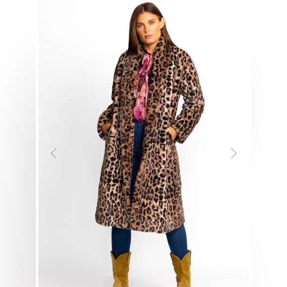 Johnny Was Leopard fur coat - Picture 2 of 12